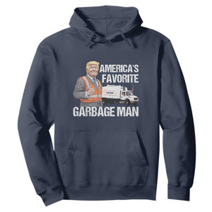 Trump 2024 Hoodie America's Favorite Garbage Man TS09 Navy Print Your Wear