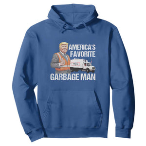 Trump 2024 Hoodie America's Favorite Garbage Man TS09 Royal Blue Print Your Wear