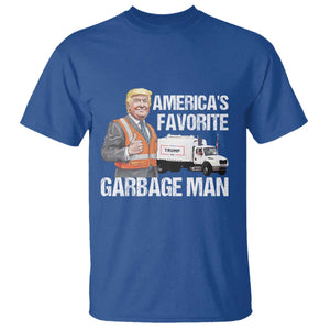 Trump 2024 T Shirt America's Favorite Garbage Man TS09 Royal Blue Print Your Wear