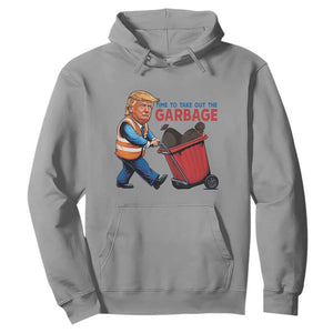Trump 2024 Hoodie Time To Take Out The Garbage TS09 Sport Gray Print Your Wear