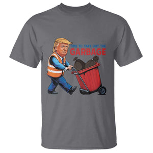 Trump 2024 T Shirt Time To Take Out The Garbage TS09 Charcoal Print Your Wear