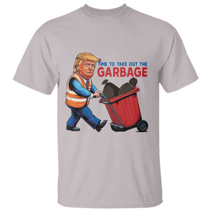 Trump 2024 T Shirt Time To Take Out The Garbage TS09 Ice Gray Print Your Wear