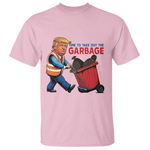 Trump 2024 T Shirt Time To Take Out The Garbage TS09 Light Pink Print Your Wear