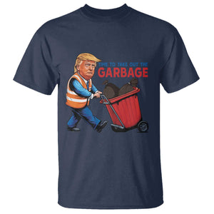 Trump 2024 T Shirt Time To Take Out The Garbage TS09 Navy Print Your Wear