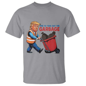 Trump 2024 T Shirt Time To Take Out The Garbage TS09 Sport Gray Print Your Wear