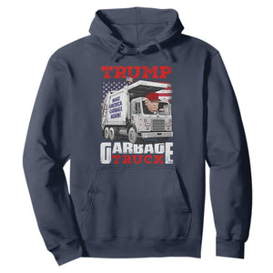 Trump 2024 Hoodie Trump Garbage Truck TS09 Navy Print Your Wear