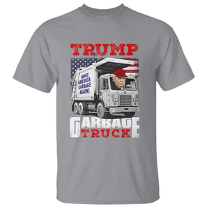 Trump 2024 T Shirt Trump Garbage Truck TS09 Sport Gray Print Your Wear