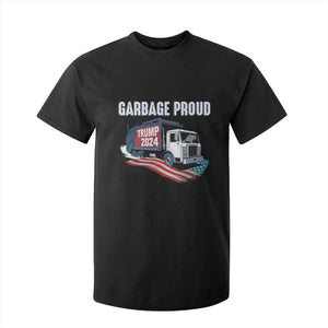 Trump 2024 T Shirt For Kid Garbage Proud Trump Garbage Truck TS09 Black Print Your Wear