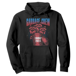 Trump 2024 Hoodie Garbage Crew Raccoon Trump Supporters TS09 Black Print Your Wear