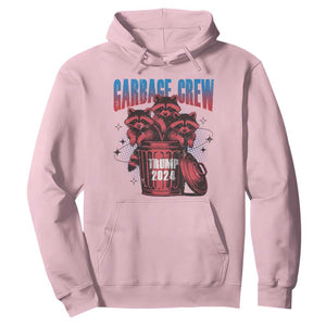 Trump 2024 Hoodie Garbage Crew Raccoon Trump Supporters TS09 Light Pink Print Your Wear