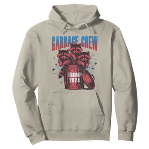 Trump 2024 Hoodie Garbage Crew Raccoon Trump Supporters TS09 Sand Print Your Wear