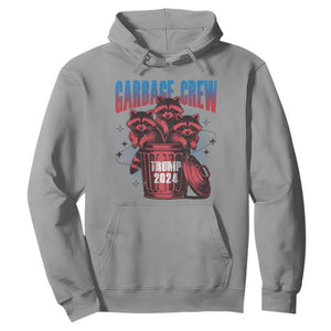 Trump 2024 Hoodie Garbage Crew Raccoon Trump Supporters TS09 Sport Gray Print Your Wear