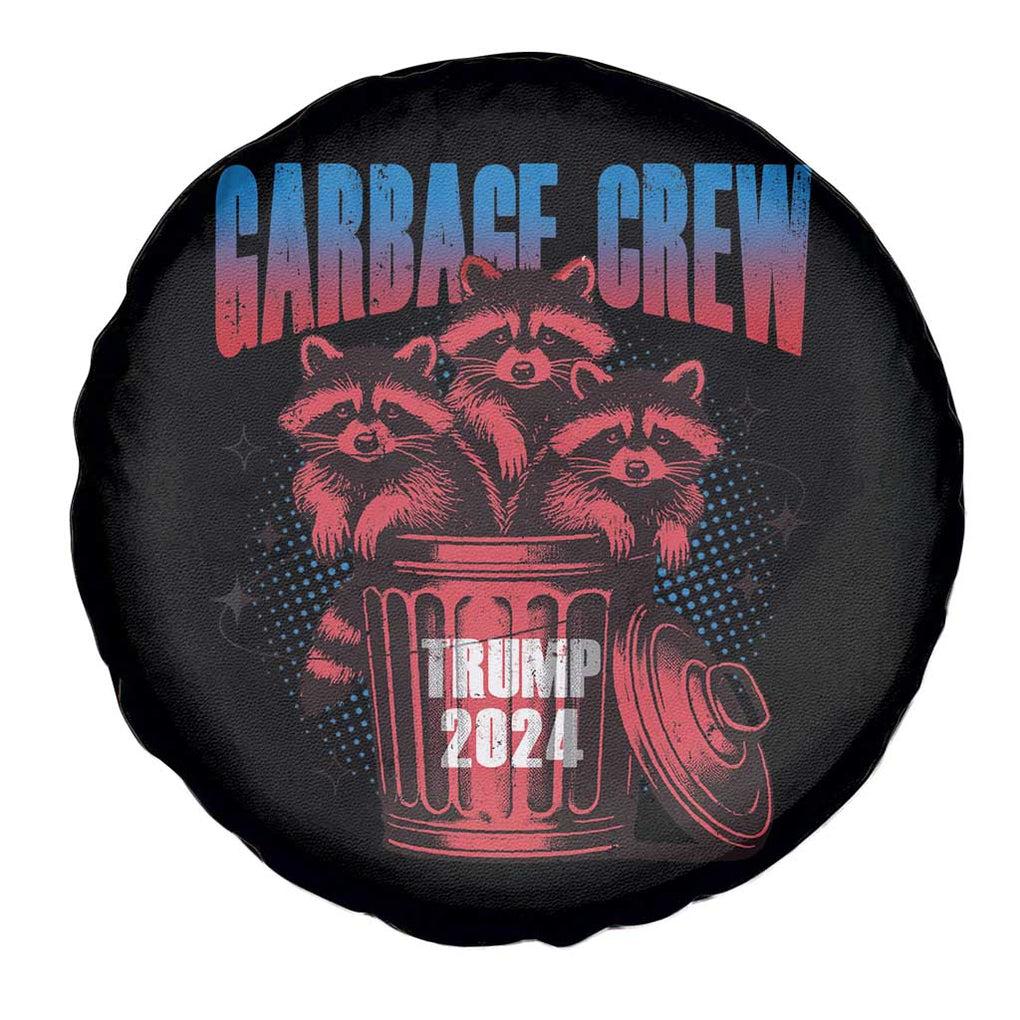Trump 2024 Spare Tire Cover Garbage Crew Raccoon Trump Supporters TS09 Print Your Wear