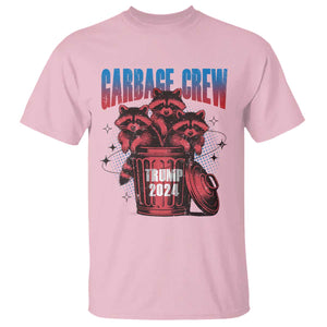 Trump 2024 T Shirt Garbage Crew Raccoon Trump Supporters TS09 Light Pink Print Your Wear