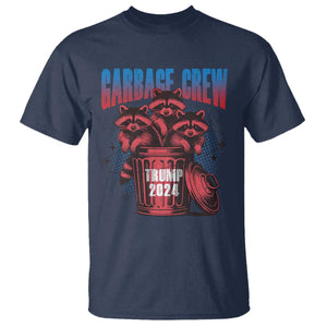 Trump 2024 T Shirt Garbage Crew Raccoon Trump Supporters TS09 Navy Print Your Wear