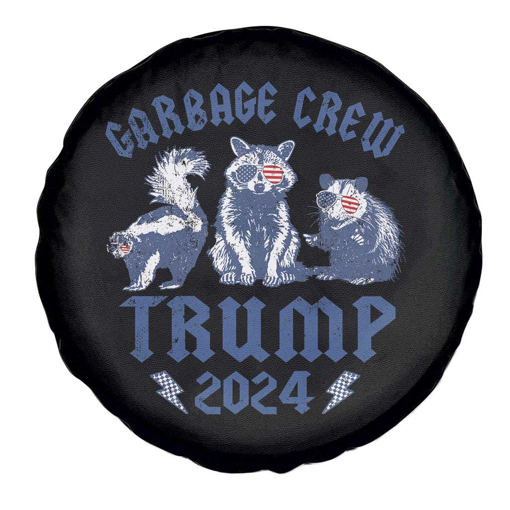 Trump 2024 Spare Tire Cover Garbage Crew Team Trash Raccoon Opossum Rat TS09 Print Your Wear