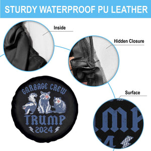 Trump 2024 Spare Tire Cover Garbage Crew Team Trash Raccoon Opossum Rat TS09 Print Your Wear