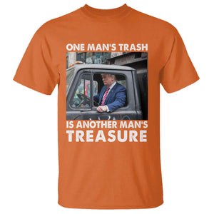 Trump Garbage Truck 2024 T Shirt One Man's Trash Is Another Man's Treasure TS09 Orange Print Your Wear
