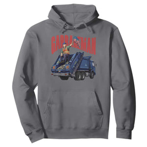 Garbageman Trump Garbage Truck 2024 Hoodie TS09 Charcoal Print Your Wear