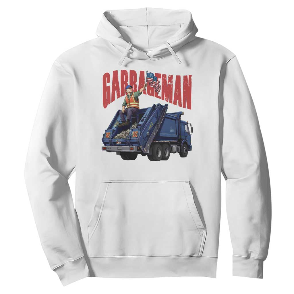 Garbageman Trump Garbage Truck 2024 Hoodie TS09 White Print Your Wear