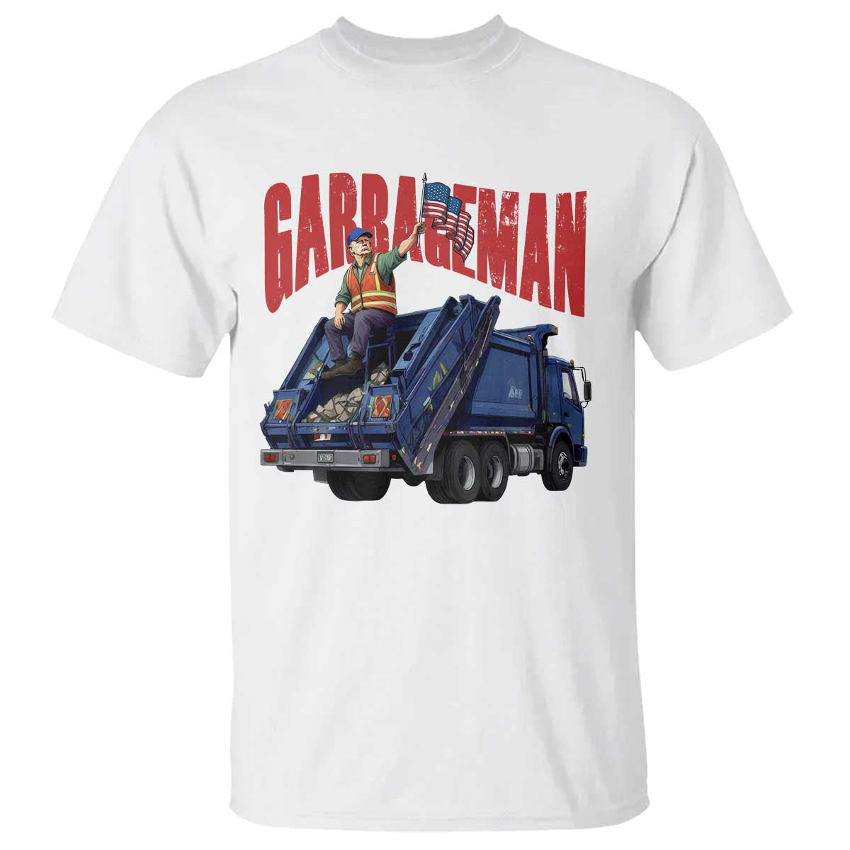 Garbageman Trump Garbage Truck 2024 T Shirt TS09 White Print Your Wear