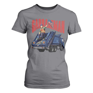Garbageman Trump Garbage Truck 2024 T Shirt For Women TS09 Charcoal Print Your Wear