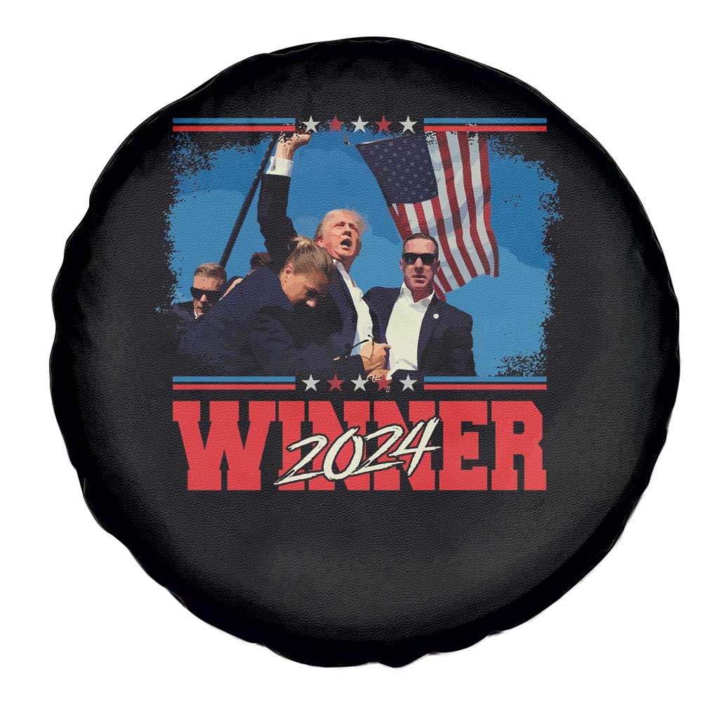 Trump 2024 Spare Tire Cover Winner US President American Patriotic TS09 Print Your Wear