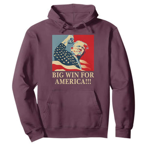 Trump Won 2024 Hoodie Big Win For America TS09 Maroon Print Your Wear