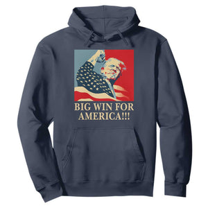 Trump Won 2024 Hoodie Big Win For America TS09 Navy Print Your Wear