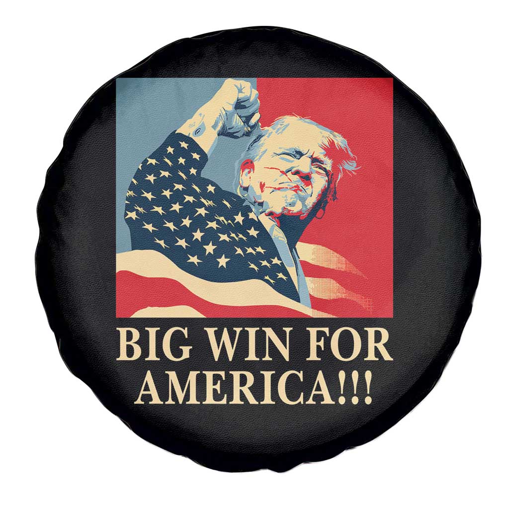 Trump Won 2024 Spare Tire Cover Big Win For America TS09 Print Your Wear