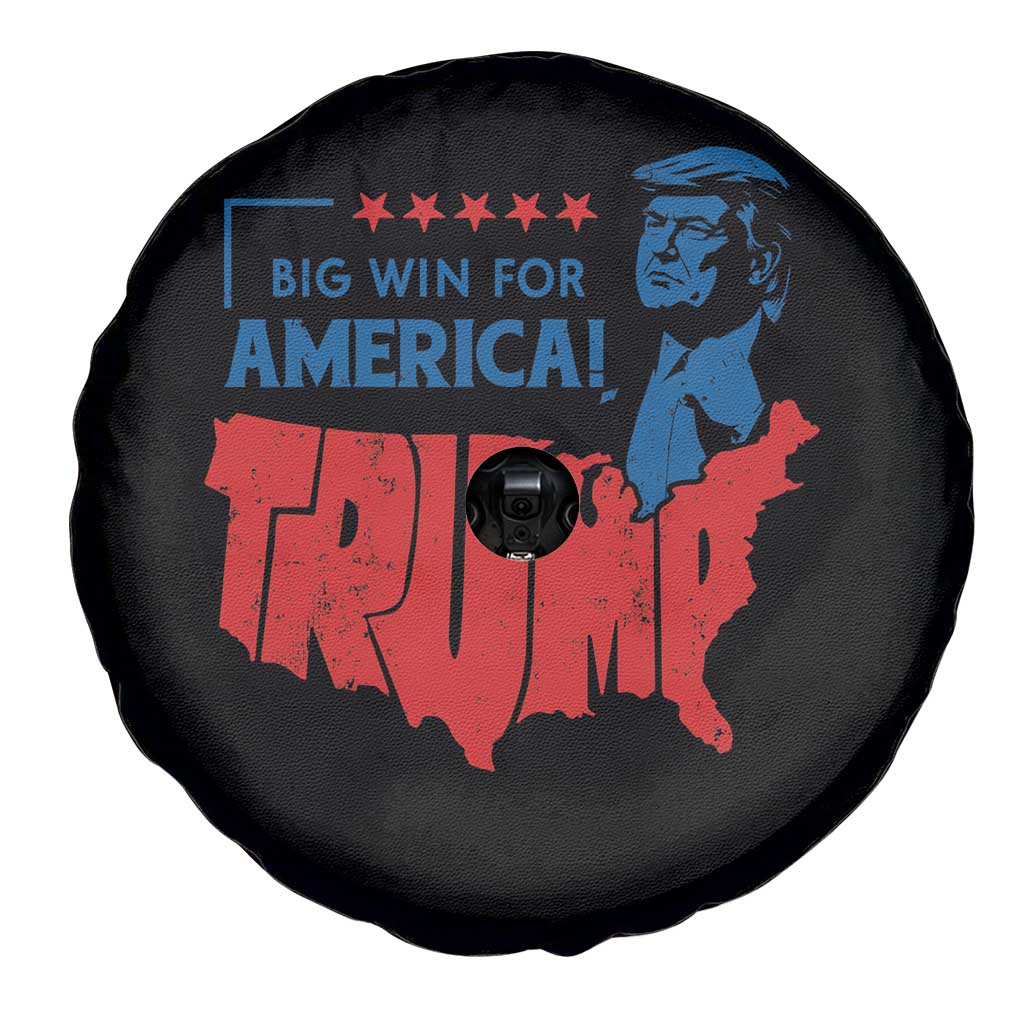 Trump Won 2024 Spare Tire Cover Big Win For America Patriotic TS09 Print Your Wear