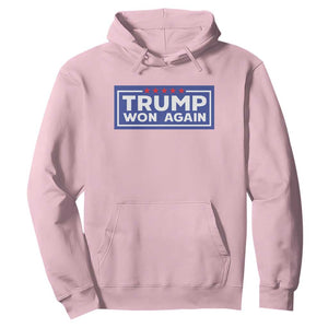 Trump Won Again 2024 Hoodie TS09 Light Pink Print Your Wear