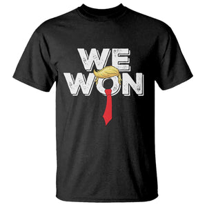 Funny Trump Won 2024 T Shirt 47th President American Patriotic TS09 Black Print Your Wear