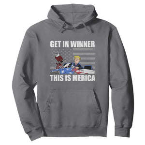 Funny Trump Won 2024 Hoodie Get In Winner This Is Merica TS09 Charcoal Print Your Wear