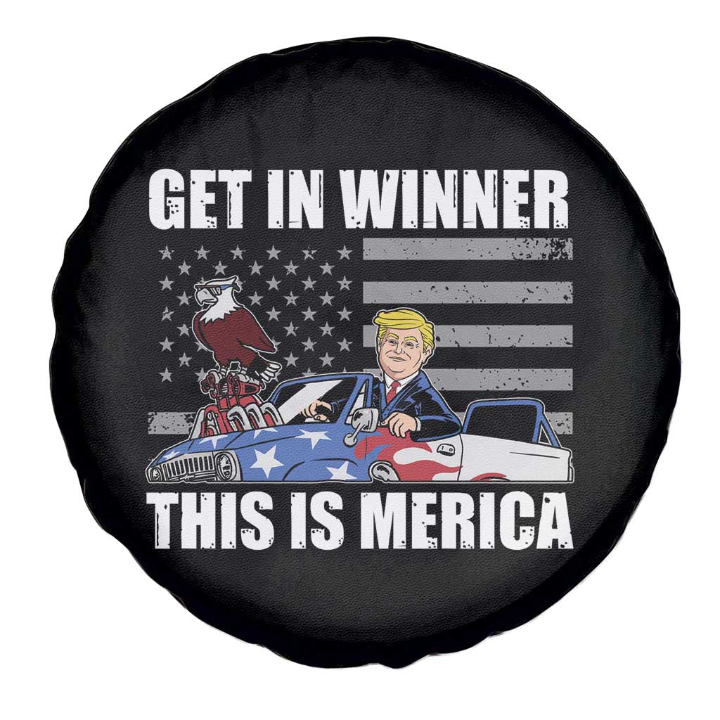 Funny Trump Won 2024 Spare Tire Cover Get In Winner This Is Merica TS09 Print Your Wear