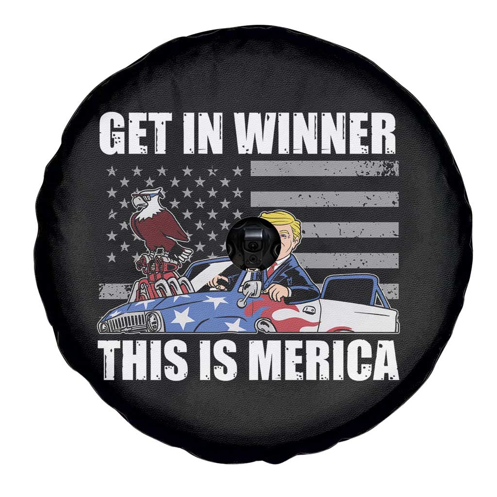 Funny Trump Won 2024 Spare Tire Cover Get In Winner This Is Merica TS09 Print Your Wear