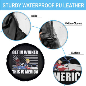 Funny Trump Won 2024 Spare Tire Cover Get In Winner This Is Merica TS09 Print Your Wear