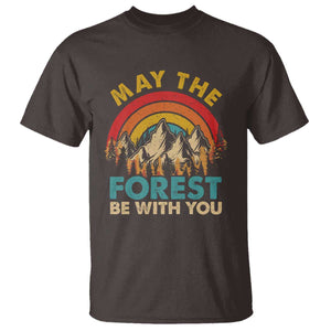 Nature Lover T Shirt May The Forest Be With You Earth Day TS09 Dark Chocolate Print Your Wear