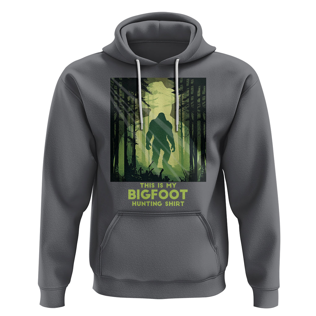 This Is My Hunting Bigfoot Sasquatch Hoodie TS09 Charcoal Printyourwear
