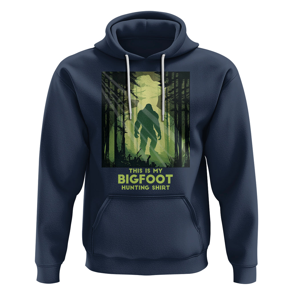 This Is My Hunting Bigfoot Sasquatch Hoodie TS09 Navy Printyourwear