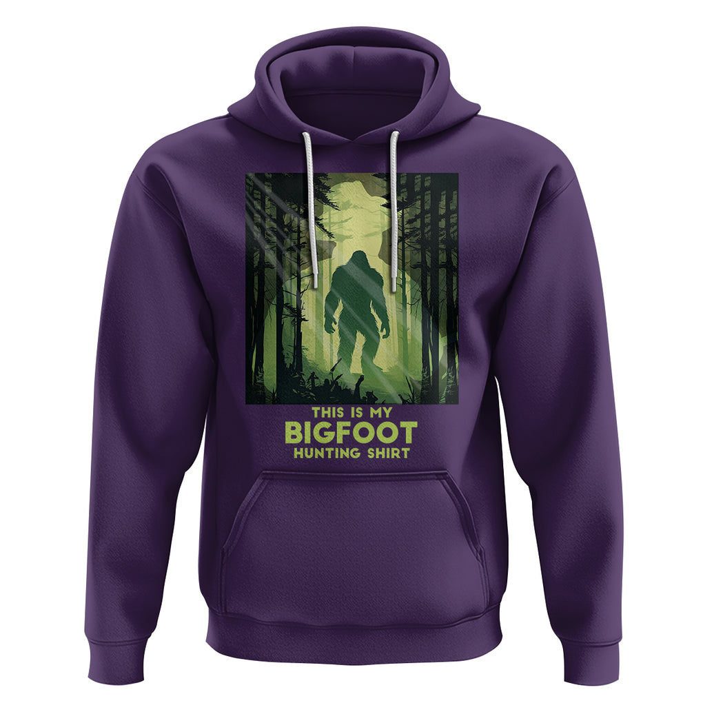 This Is My Hunting Bigfoot Sasquatch Hoodie TS09 Purple Printyourwear