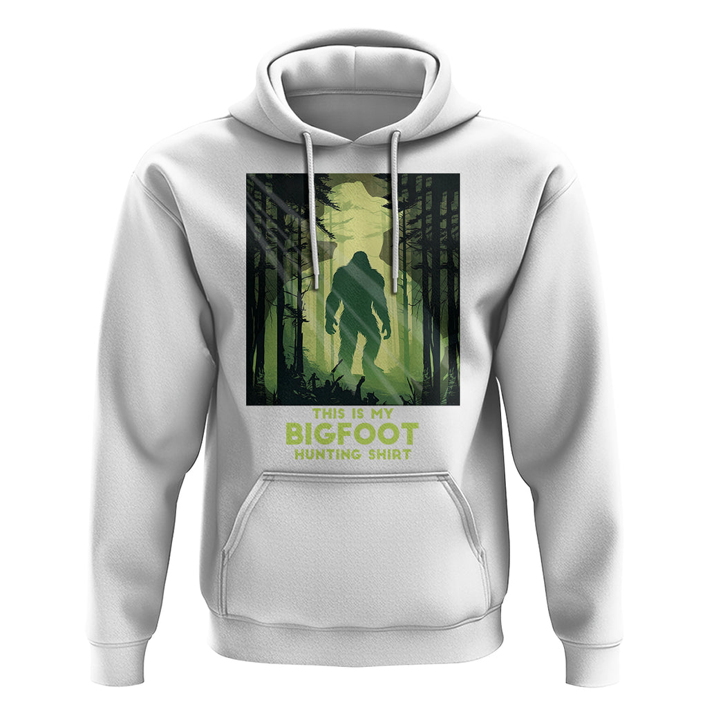 This Is My Hunting Bigfoot Sasquatch Hoodie TS09 White Printyourwear
