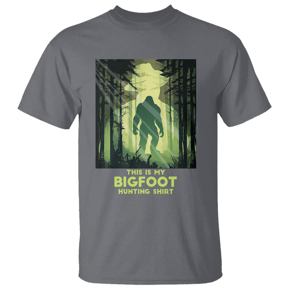 This Is My Hunting Bigfoot Sasquatch T Shirt TS09 Charcoal Printyourwear