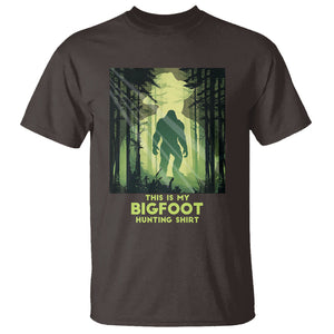 This Is My Hunting Bigfoot Sasquatch T Shirt TS09 Dark Chocolate Printyourwear