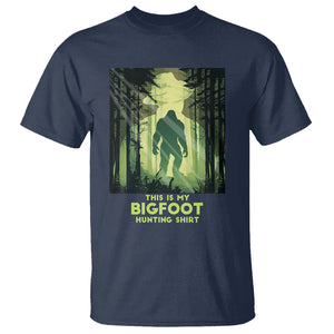 This Is My Hunting Bigfoot Sasquatch T Shirt TS09 Navy Printyourwear