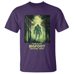 This Is My Hunting Bigfoot Sasquatch T Shirt TS09 Purple Printyourwear