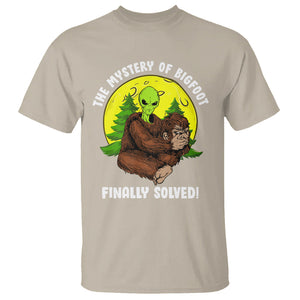 Mystery Of Bigfoot Alien Funny Real Sasquatch T Shirt TS09 Sand Printyourwear