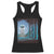 Bigfoot Hiding From Alien UFO Funny Sasquatch Racerback Tank Top TS09 Black Print Your Wear