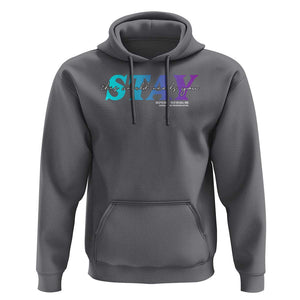 Suicide Prevention Hoodie This World Needs You Call Or Text 988 TS09 Charcoal Print Your Wear