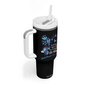 Suicide Prevention Be Kind Tumbler With Handle Elephant In A World Where You Can Be Anything TS09 Print Your Wear